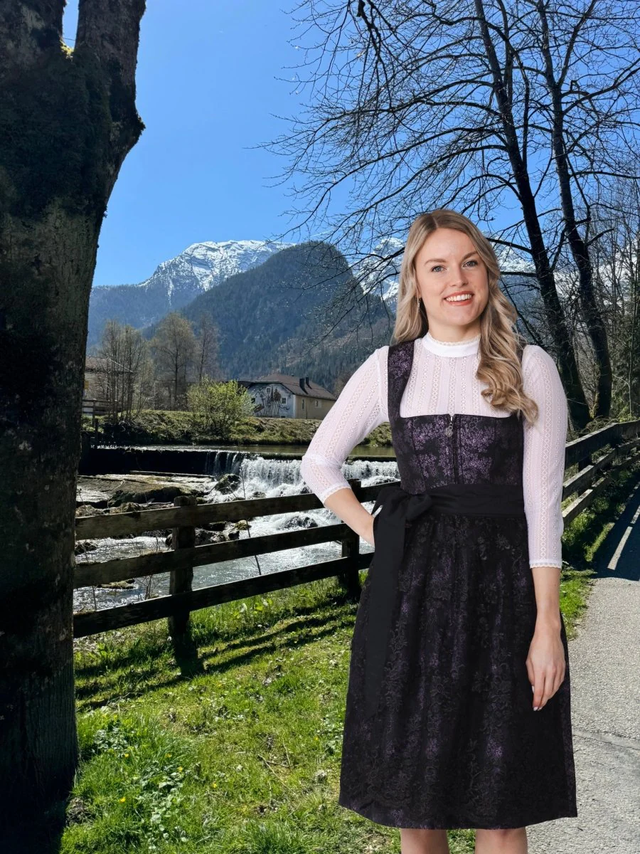 Zwarte Dirndl Jurk Oktoberfest Dames Kant - Image 3