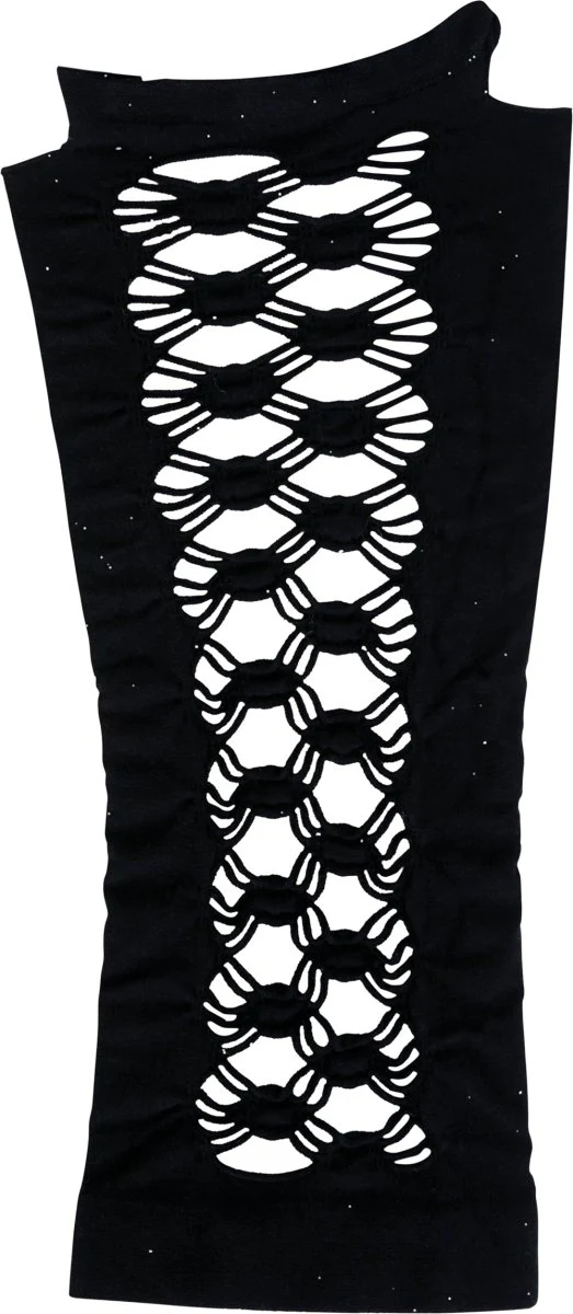 Zwarte Handschoenen Gothic