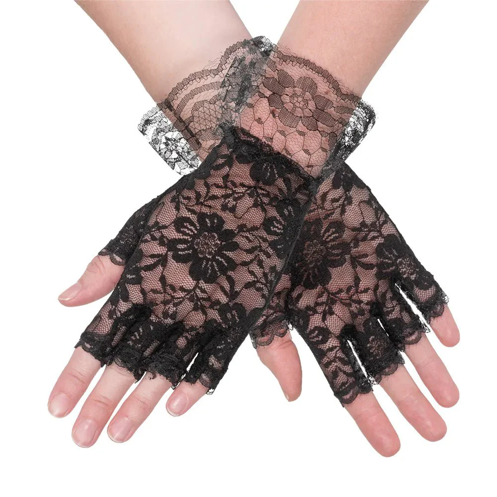 Zwarte Handschoenen Kant - Image 2