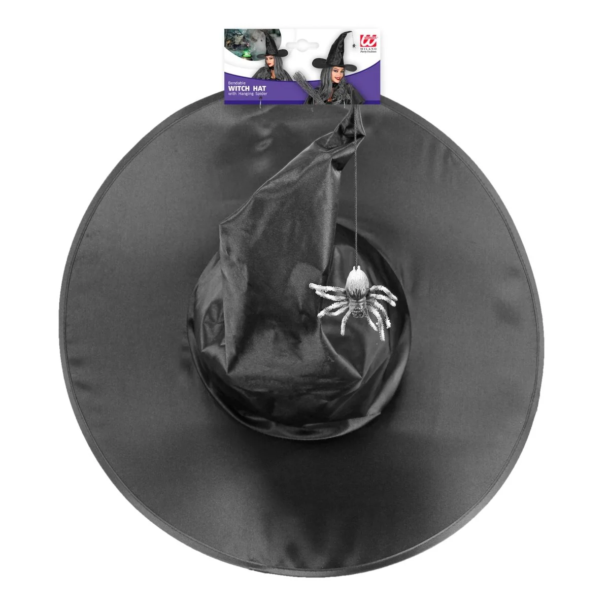 Zwarte Heksenhoed Met Spin - Image 4