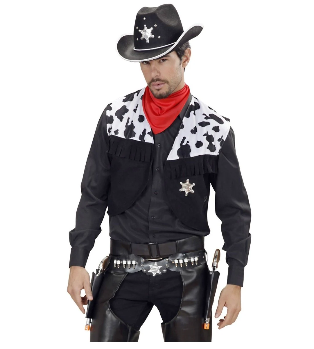 Zwarte Holster Cowboy Dubbel - Image 2