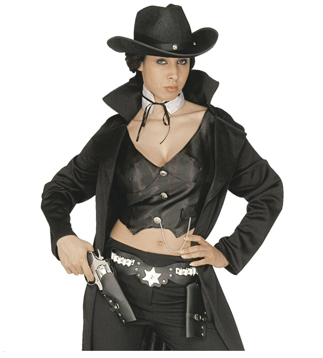 Zwarte Holster Cowboy Dubbel - Image 3