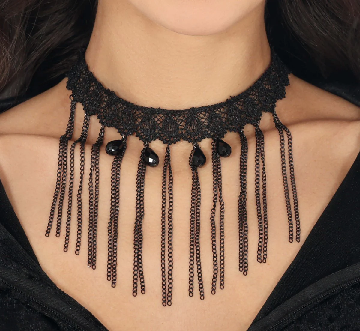 Zwarte Ketting Choker
