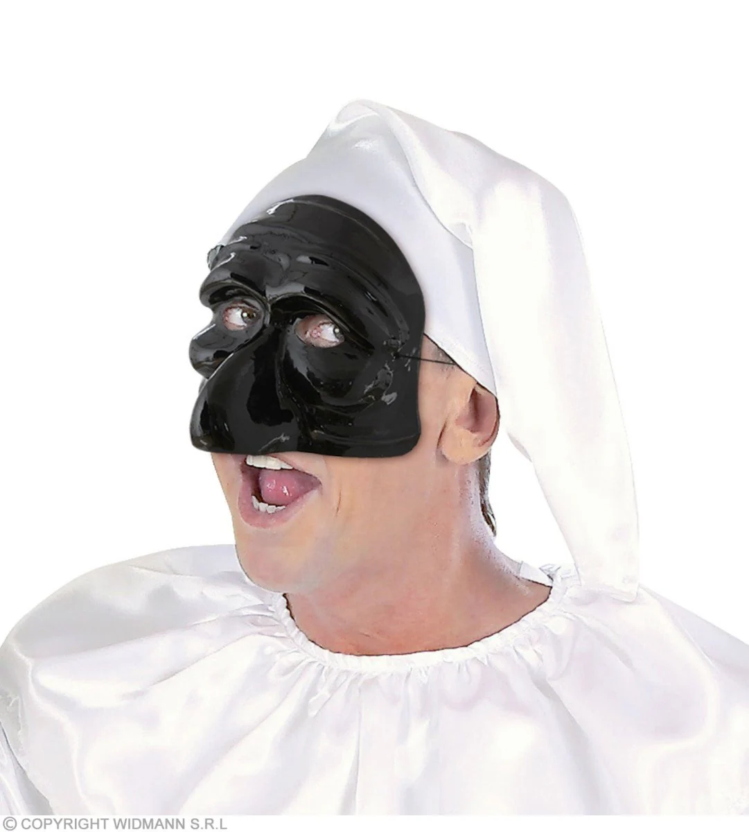 Zwarte Masker Pulcinella - Image 2