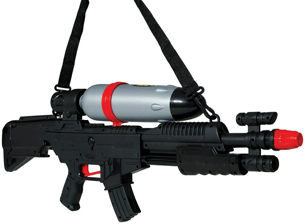 Zwarte Waterpistool 72cm - Image 4