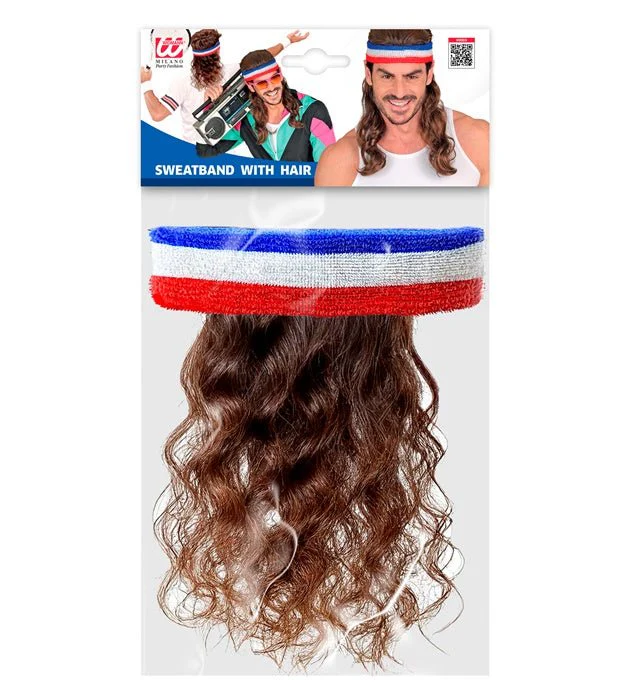 Zweetband Met Haar, Rood/Wit/Blauw - Image 4