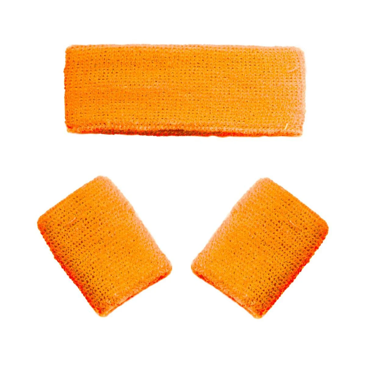 Zweetbandjes Neon Oranje 3st - Image 2