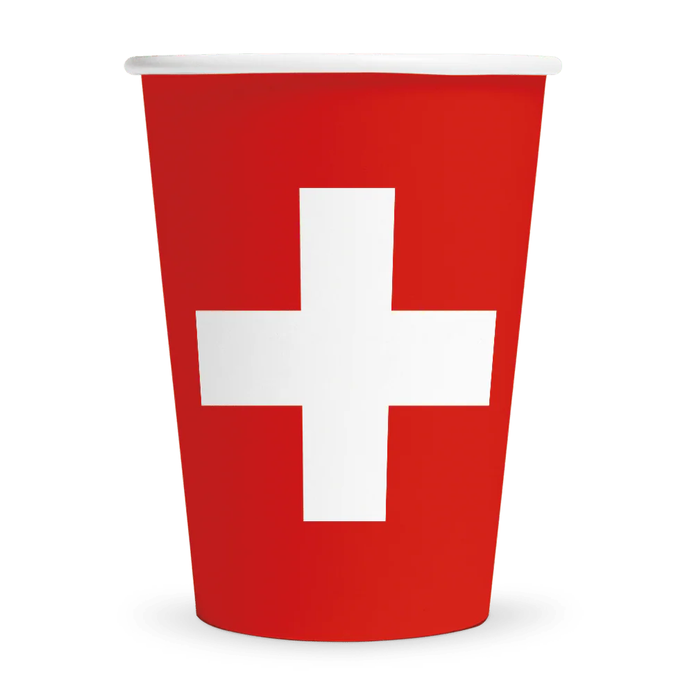 Zwitserland Bekers 210ml 8st